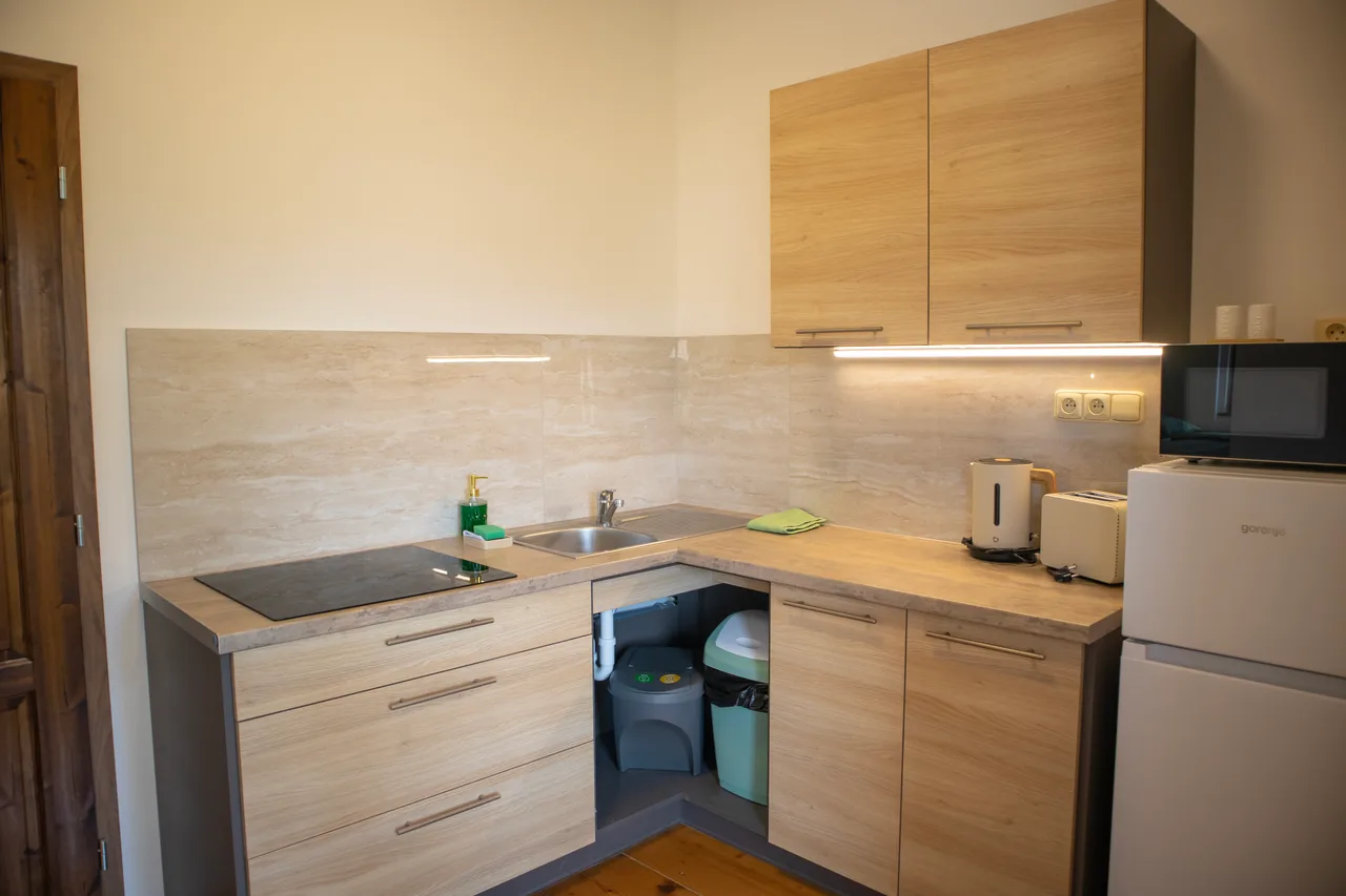 Kitchen with hob